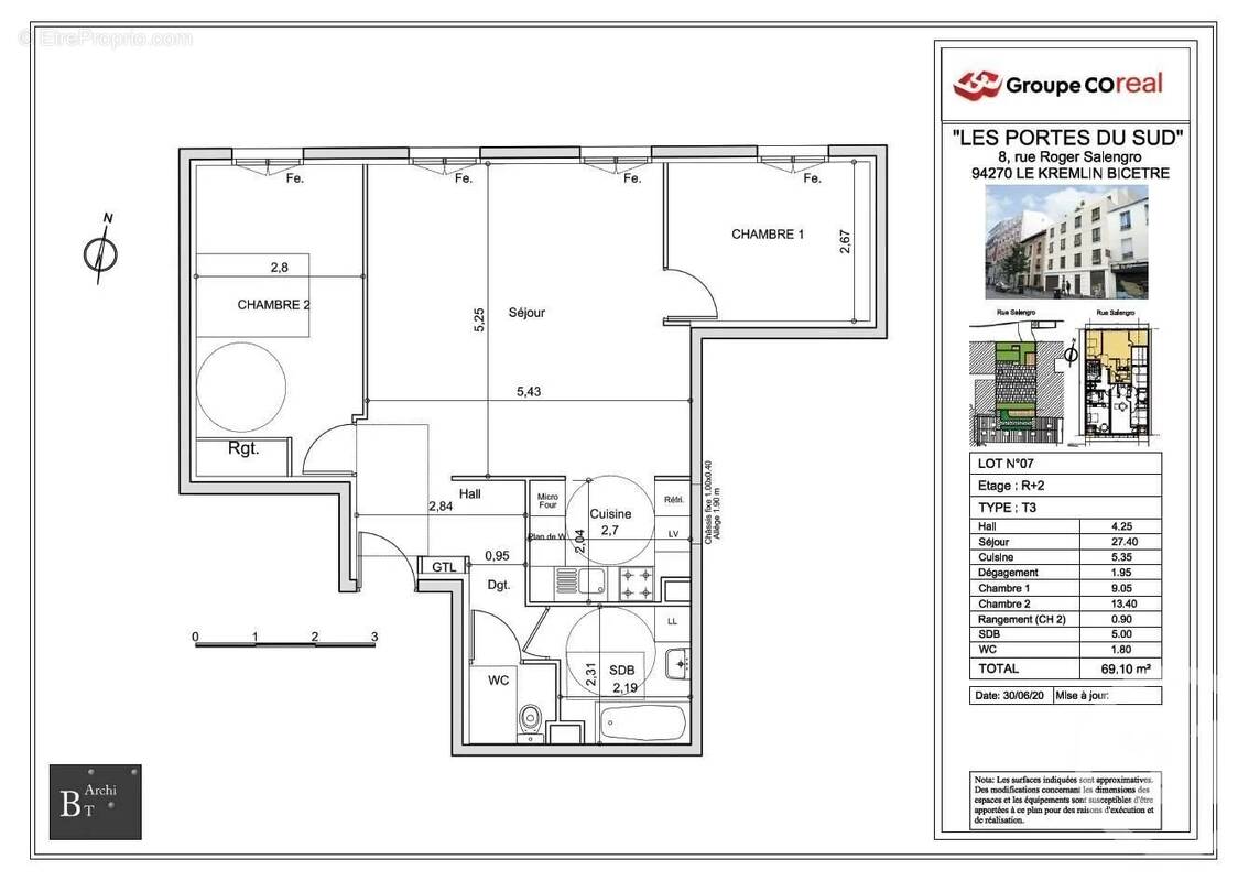 Appartement à LE KREMLIN-BICETRE