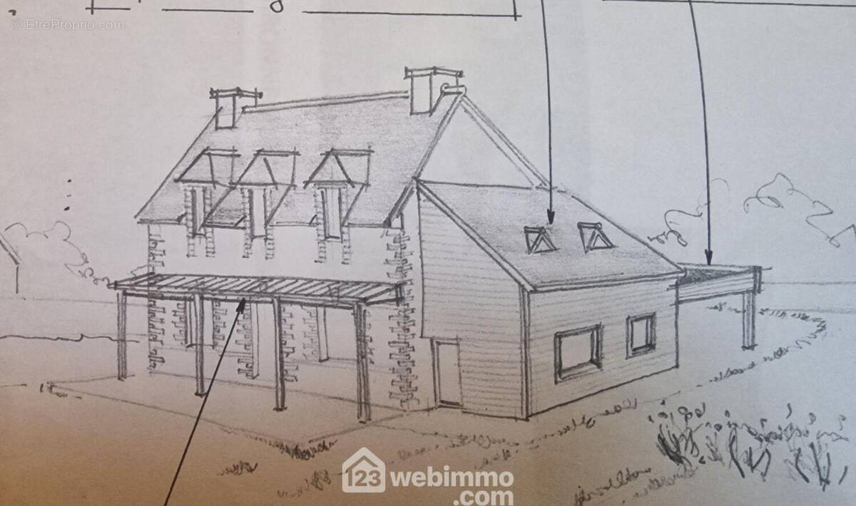 Projet de modification - Maison à LA ROCHE-DERRIEN