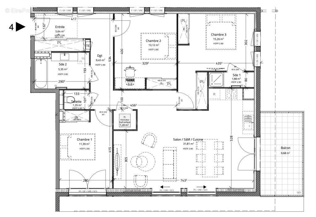 Appartement à SAINT-CYR-AU-MONT-D&#039;OR