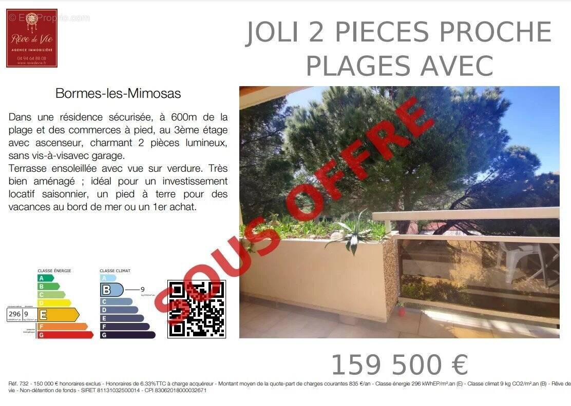 Appartement à BORMES-LES-MIMOSAS