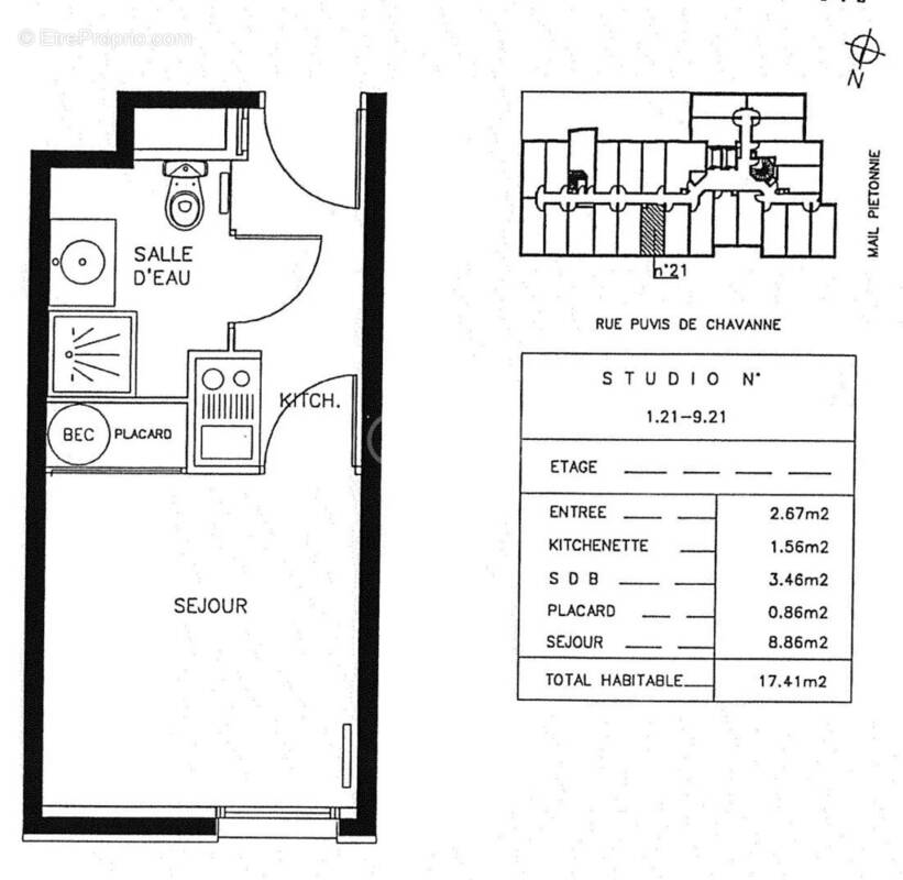 Appartement à COURBEVOIE