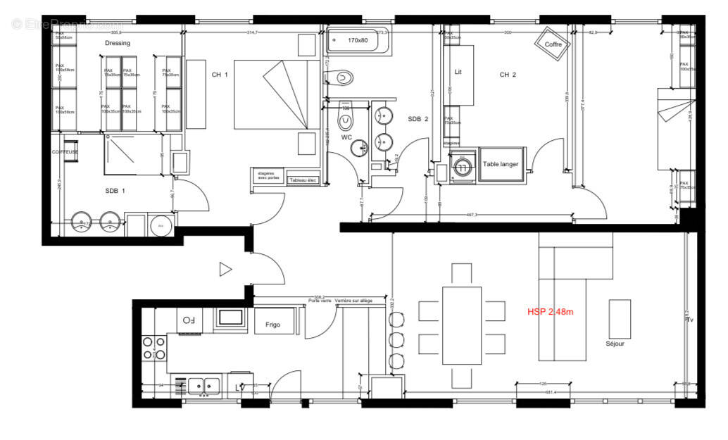 Appartement à COURBEVOIE