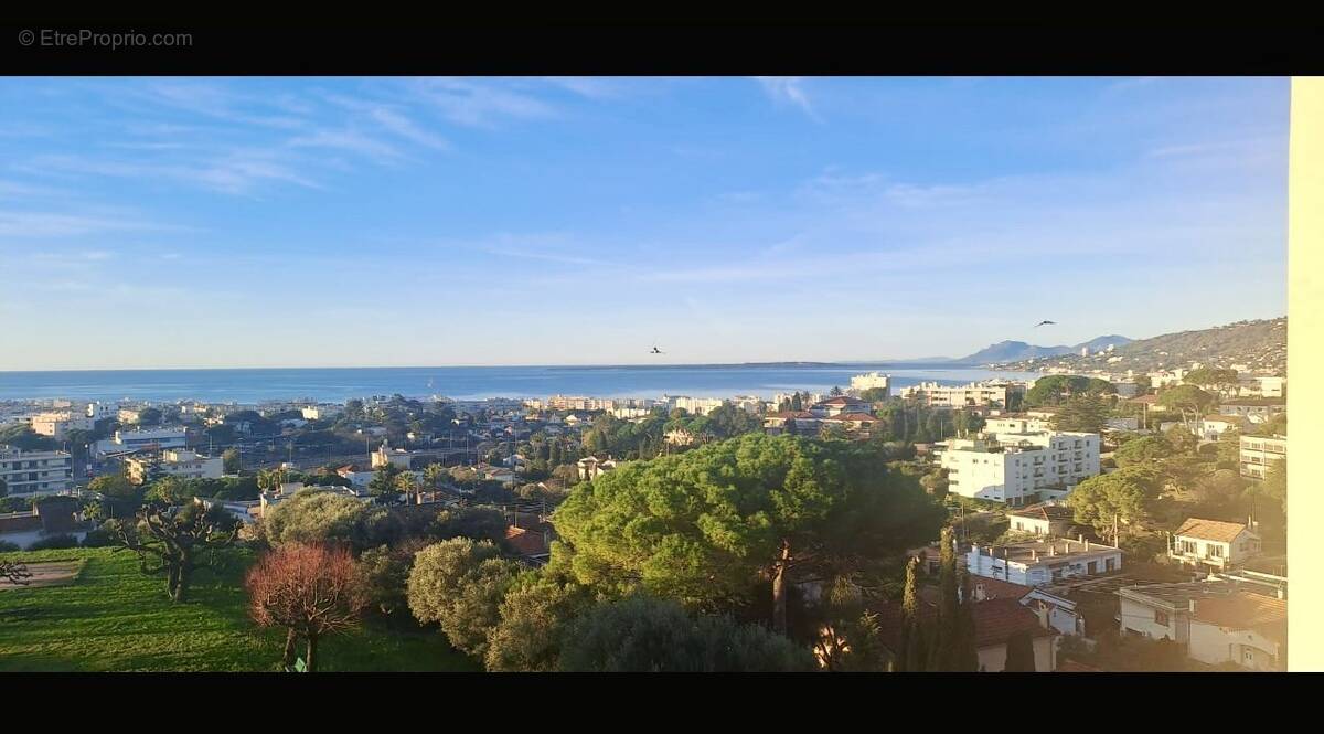 Vue Panoramique Baie d&#039;Antibes - Appartement à ANTIBES