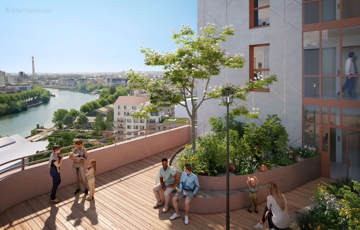 Rives de seine à Ivry Sur Seine