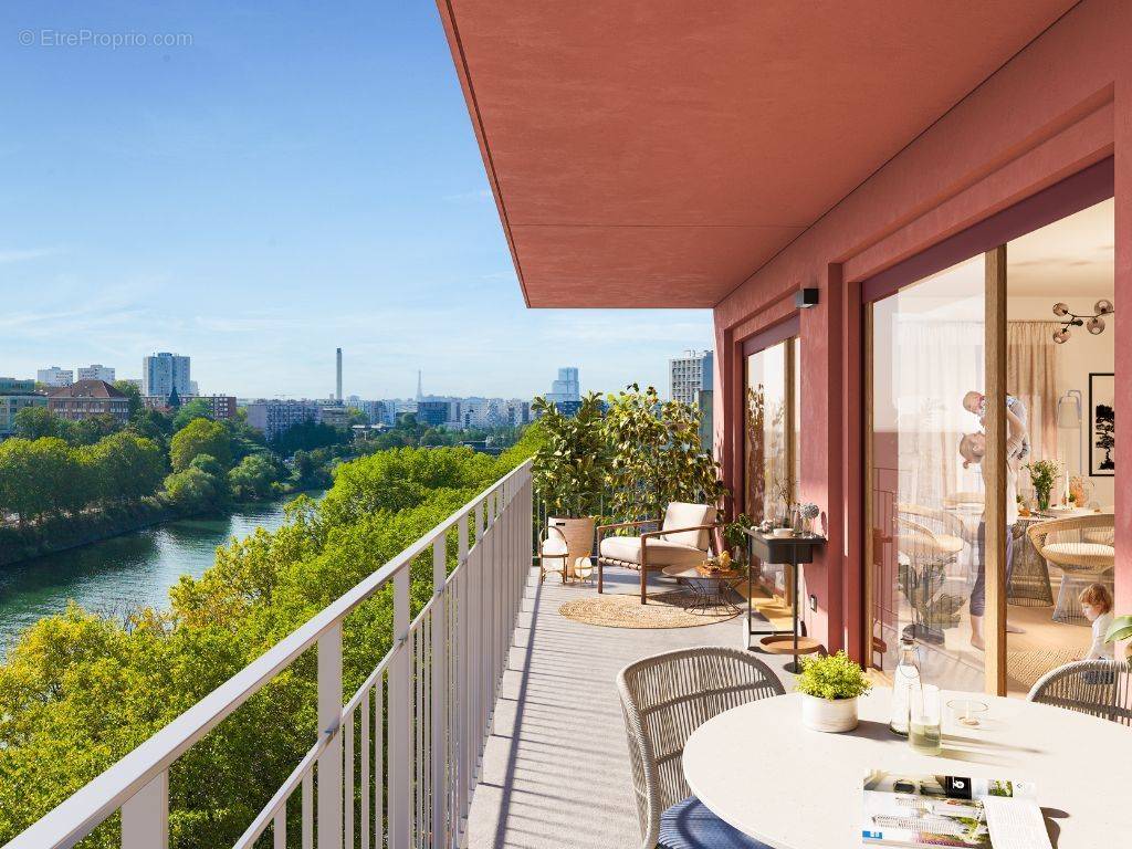 L&#039;ile-en-seine - l&#039;estuaire à L Ile St Denis